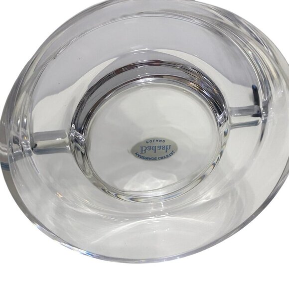 Badash Handmade Poland Crystal Ashtray 2 Rests NEW 7" x 2" Classic Stylish Decor - Picture 4 of 4